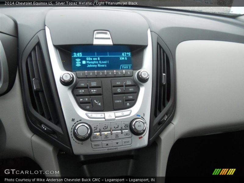 Silver Topaz Metallic / Light Titanium/Jet Black 2014 Chevrolet Equinox LS