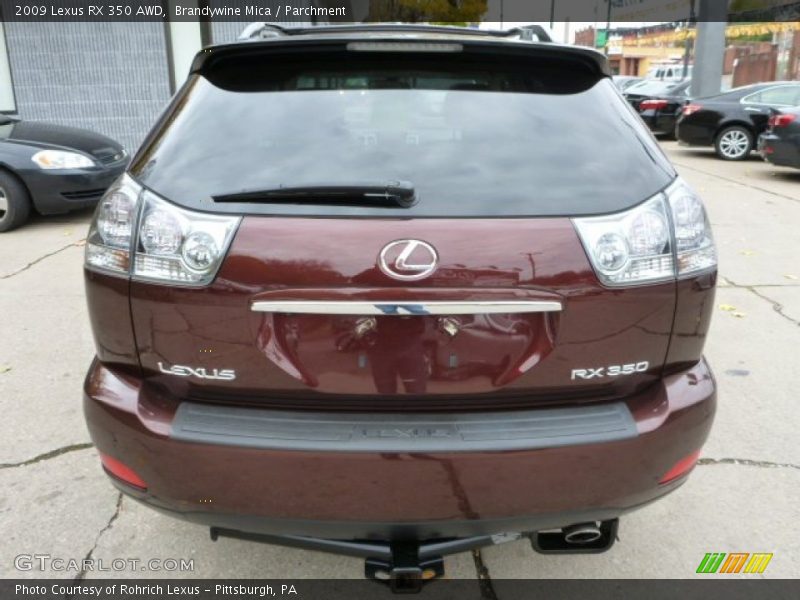Brandywine Mica / Parchment 2009 Lexus RX 350 AWD