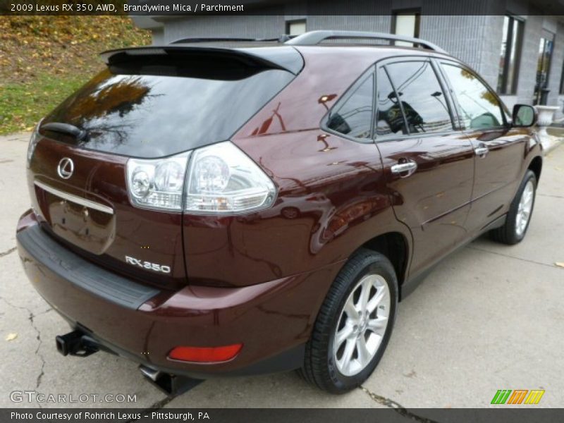 Brandywine Mica / Parchment 2009 Lexus RX 350 AWD