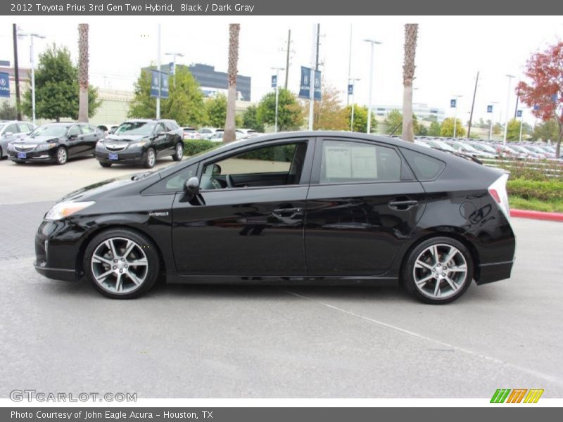 Black / Dark Gray 2012 Toyota Prius 3rd Gen Two Hybrid