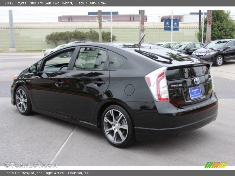 Black / Dark Gray 2012 Toyota Prius 3rd Gen Two Hybrid