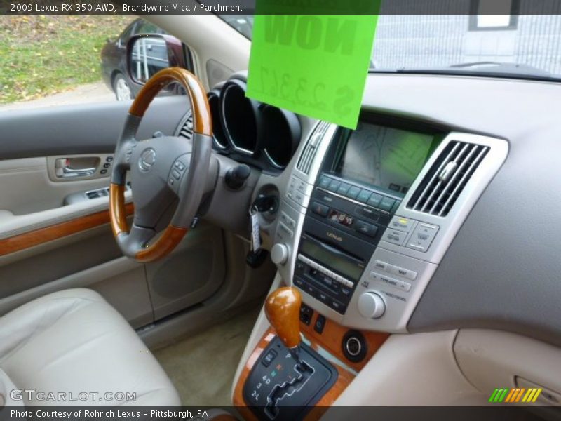 Brandywine Mica / Parchment 2009 Lexus RX 350 AWD