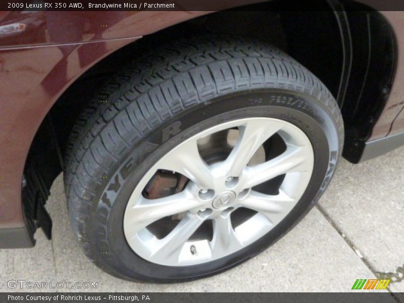 Brandywine Mica / Parchment 2009 Lexus RX 350 AWD