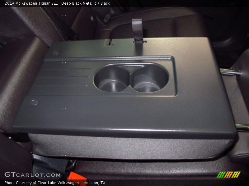 Deep Black Metallic / Black 2014 Volkswagen Tiguan SEL