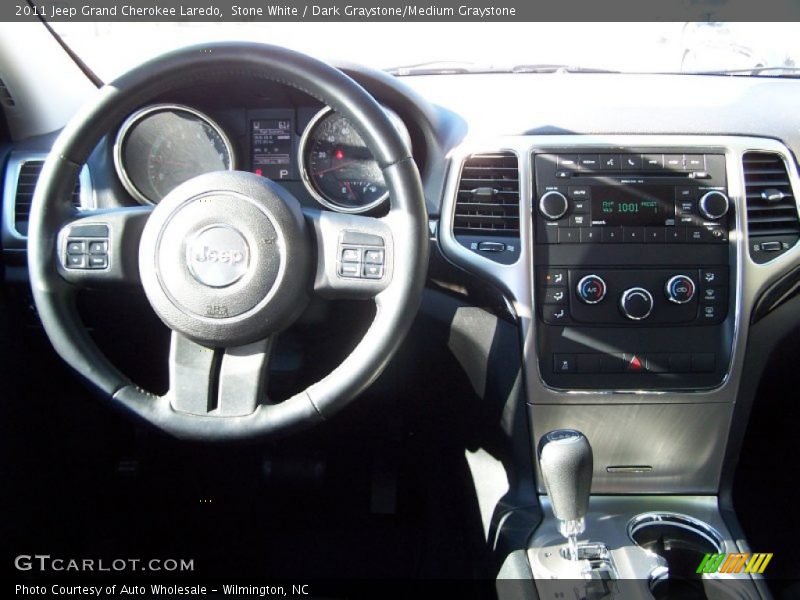 Stone White / Dark Graystone/Medium Graystone 2011 Jeep Grand Cherokee Laredo