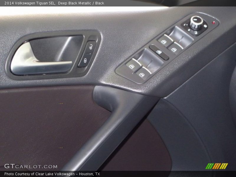 Deep Black Metallic / Black 2014 Volkswagen Tiguan SEL