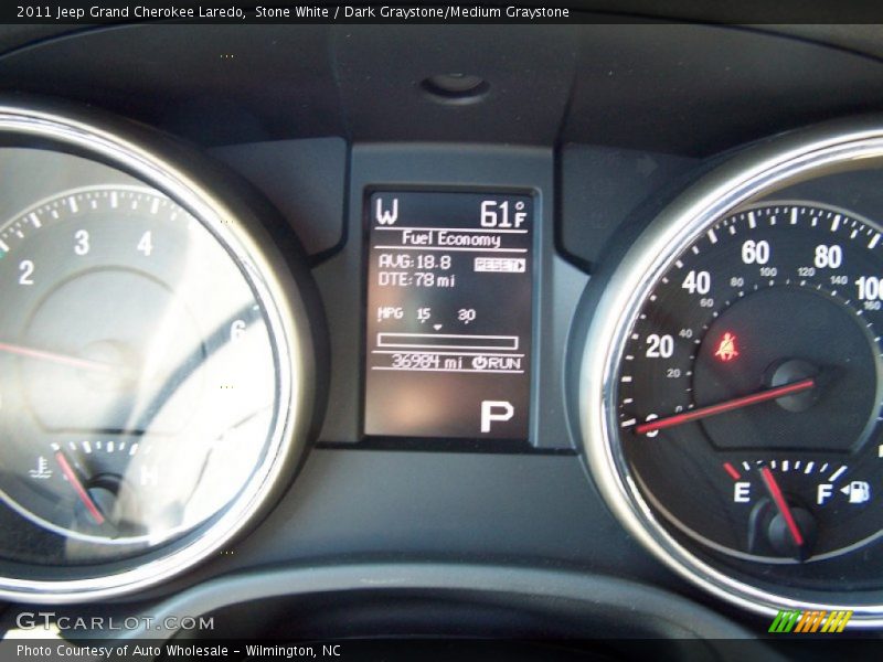 Stone White / Dark Graystone/Medium Graystone 2011 Jeep Grand Cherokee Laredo