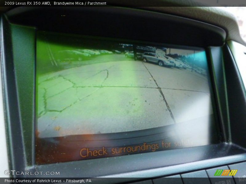 Brandywine Mica / Parchment 2009 Lexus RX 350 AWD