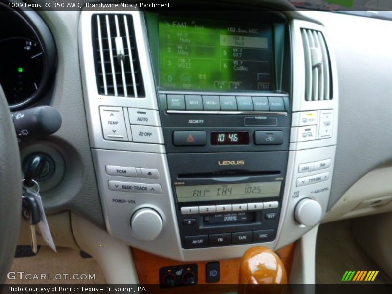 Brandywine Mica / Parchment 2009 Lexus RX 350 AWD