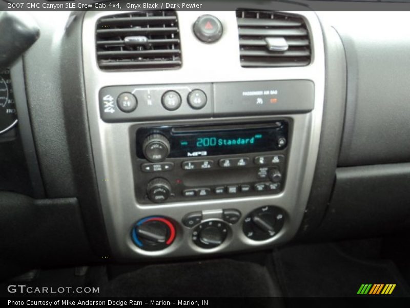 Onyx Black / Dark Pewter 2007 GMC Canyon SLE Crew Cab 4x4