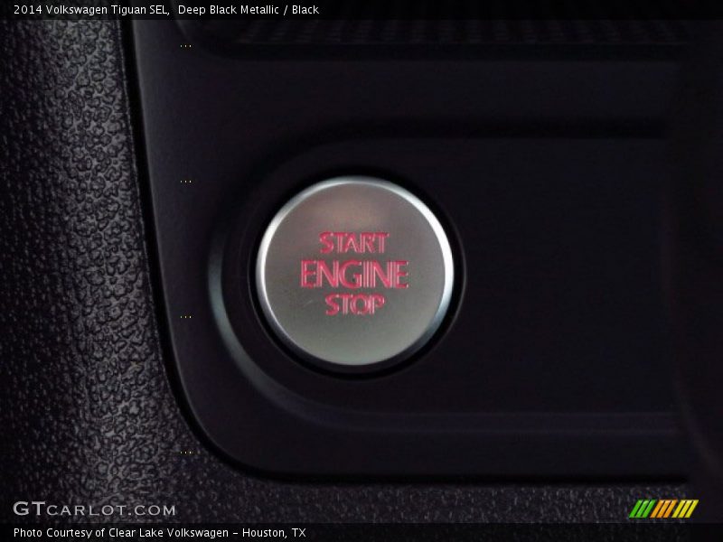 Deep Black Metallic / Black 2014 Volkswagen Tiguan SEL