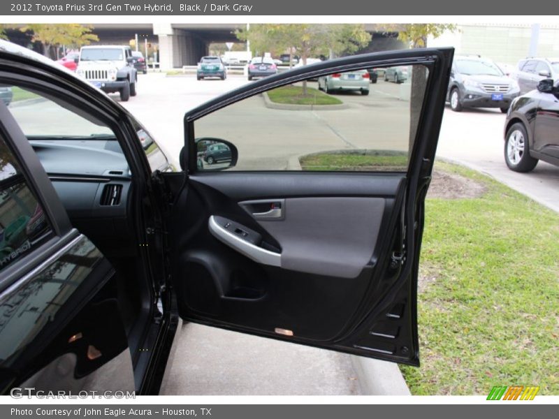 Black / Dark Gray 2012 Toyota Prius 3rd Gen Two Hybrid