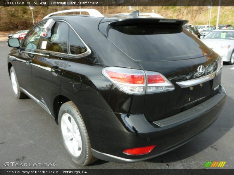 Obsidian Black / Parchment 2014 Lexus RX 350 AWD