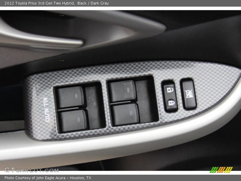 Black / Dark Gray 2012 Toyota Prius 3rd Gen Two Hybrid