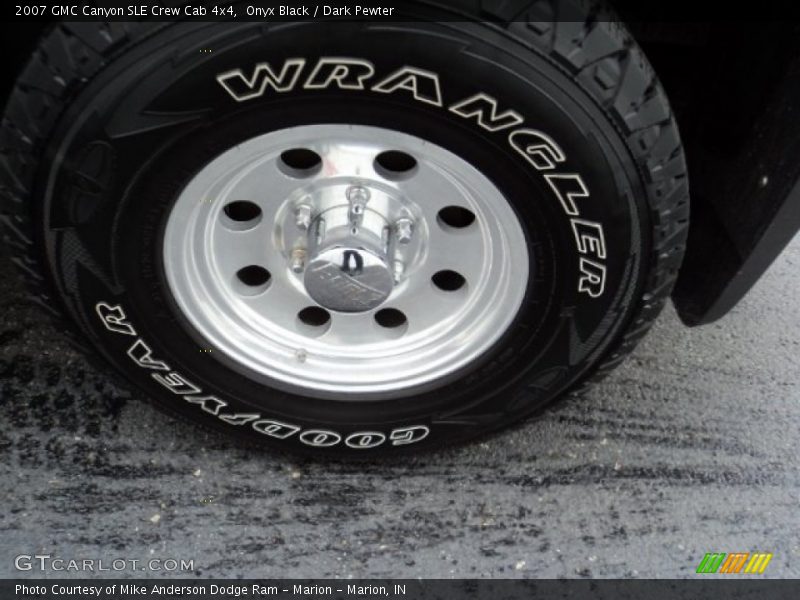 Onyx Black / Dark Pewter 2007 GMC Canyon SLE Crew Cab 4x4