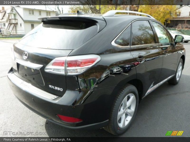 Obsidian Black / Parchment 2014 Lexus RX 350 AWD