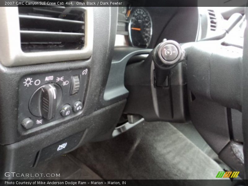 Onyx Black / Dark Pewter 2007 GMC Canyon SLE Crew Cab 4x4