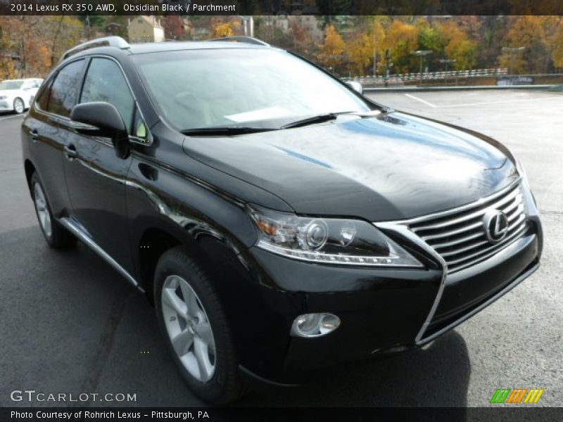 Obsidian Black / Parchment 2014 Lexus RX 350 AWD