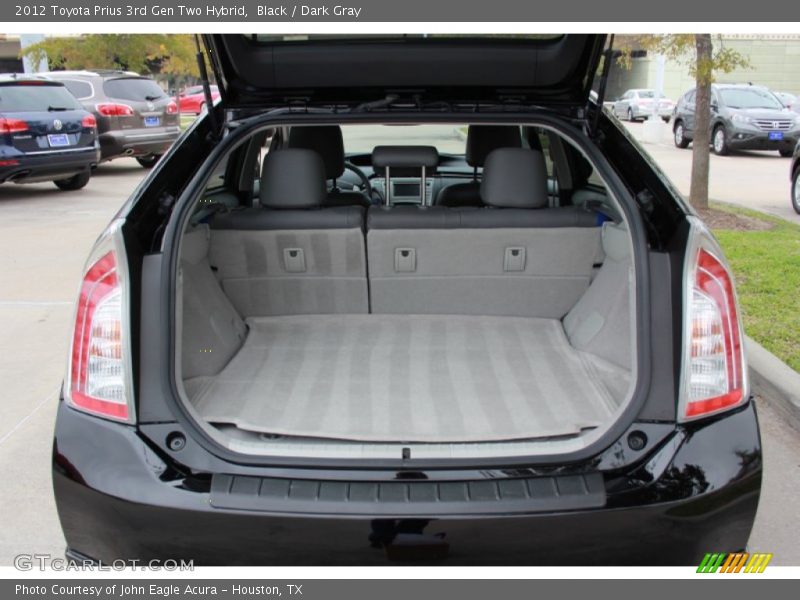 Black / Dark Gray 2012 Toyota Prius 3rd Gen Two Hybrid