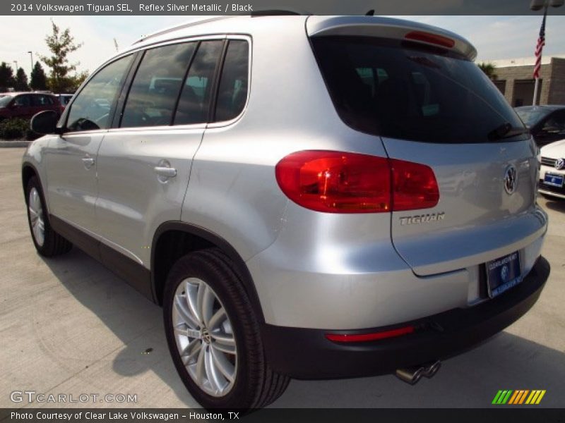 Reflex Silver Metallic / Black 2014 Volkswagen Tiguan SEL