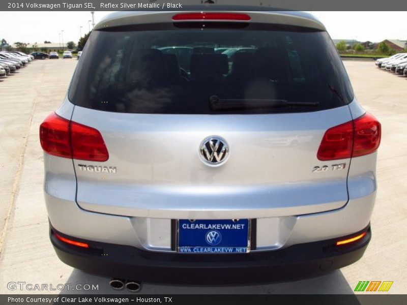 Reflex Silver Metallic / Black 2014 Volkswagen Tiguan SEL