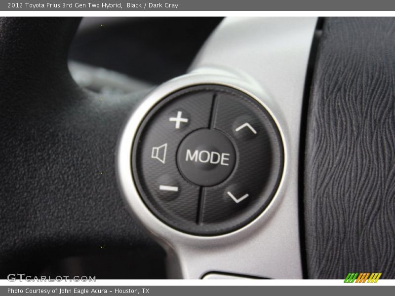 Black / Dark Gray 2012 Toyota Prius 3rd Gen Two Hybrid