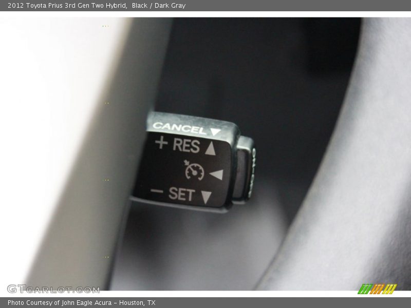 Black / Dark Gray 2012 Toyota Prius 3rd Gen Two Hybrid