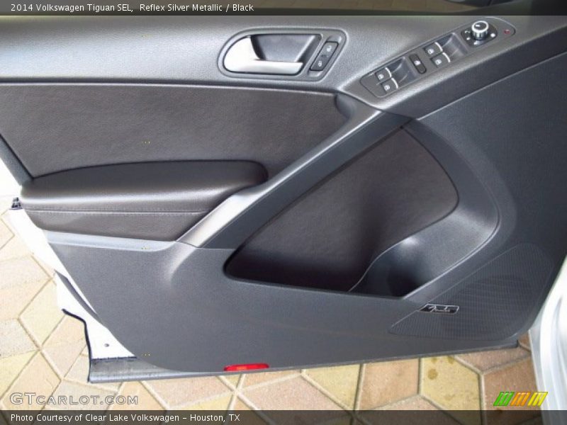 Reflex Silver Metallic / Black 2014 Volkswagen Tiguan SEL