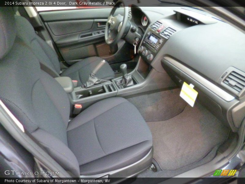 Front Seat of 2014 Impreza 2.0i 4 Door