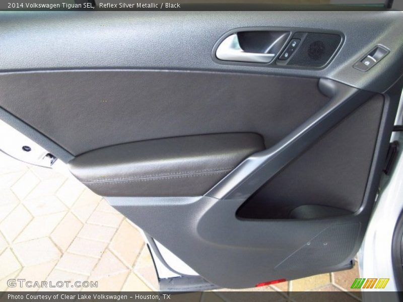 Reflex Silver Metallic / Black 2014 Volkswagen Tiguan SEL