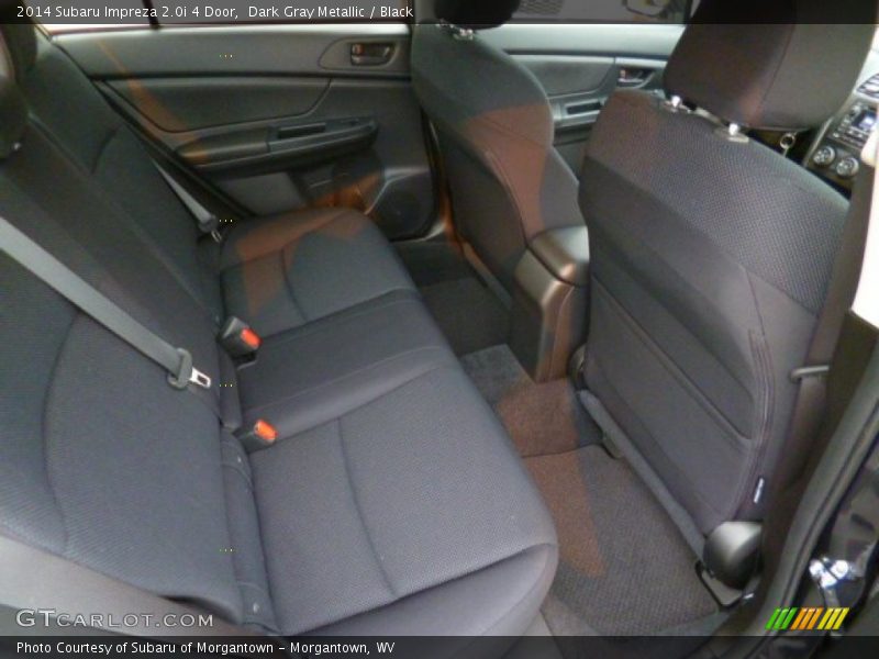 Rear Seat of 2014 Impreza 2.0i 4 Door