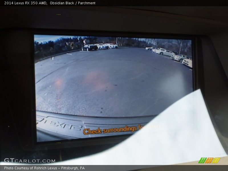 Obsidian Black / Parchment 2014 Lexus RX 350 AWD