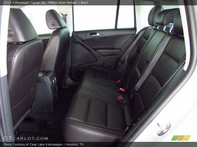 Reflex Silver Metallic / Black 2014 Volkswagen Tiguan SEL