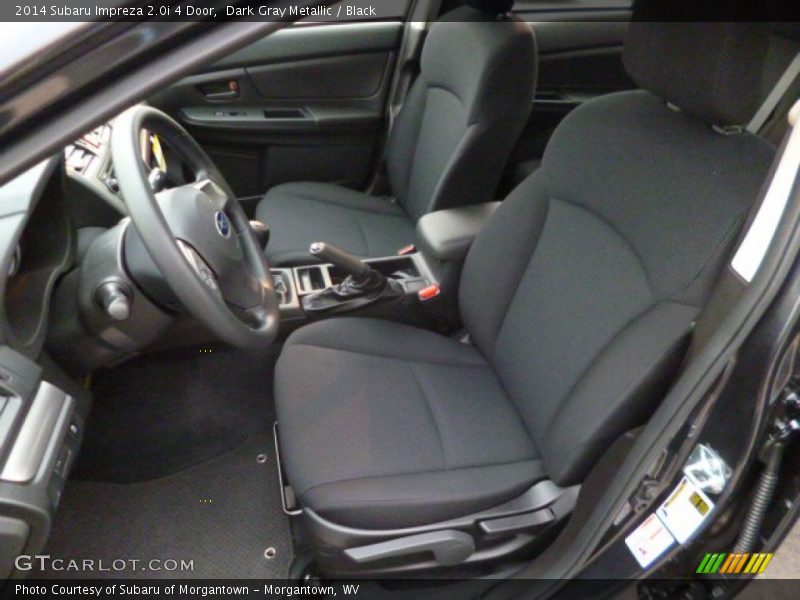 Front Seat of 2014 Impreza 2.0i 4 Door