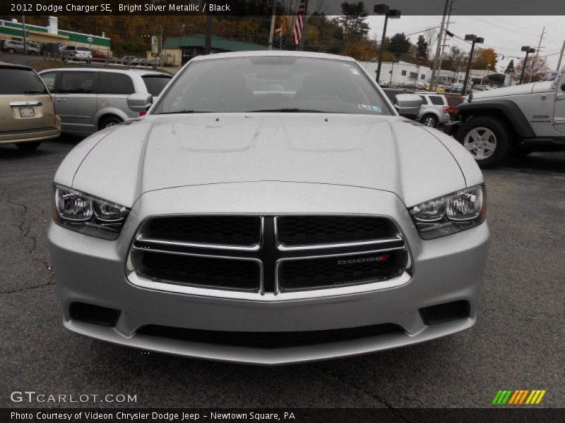 Bright Silver Metallic / Black 2012 Dodge Charger SE