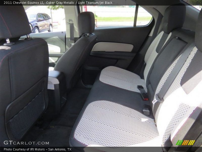 Cyber Gray Metallic / Light Titanium/Jet Black 2011 Chevrolet Equinox LS