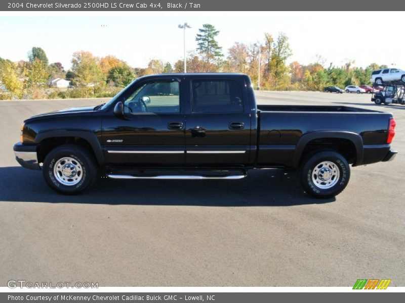 Black / Tan 2004 Chevrolet Silverado 2500HD LS Crew Cab 4x4