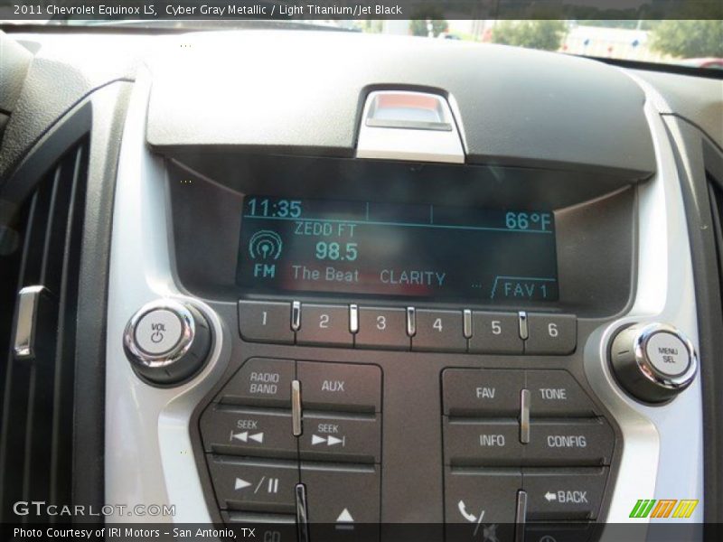 Cyber Gray Metallic / Light Titanium/Jet Black 2011 Chevrolet Equinox LS