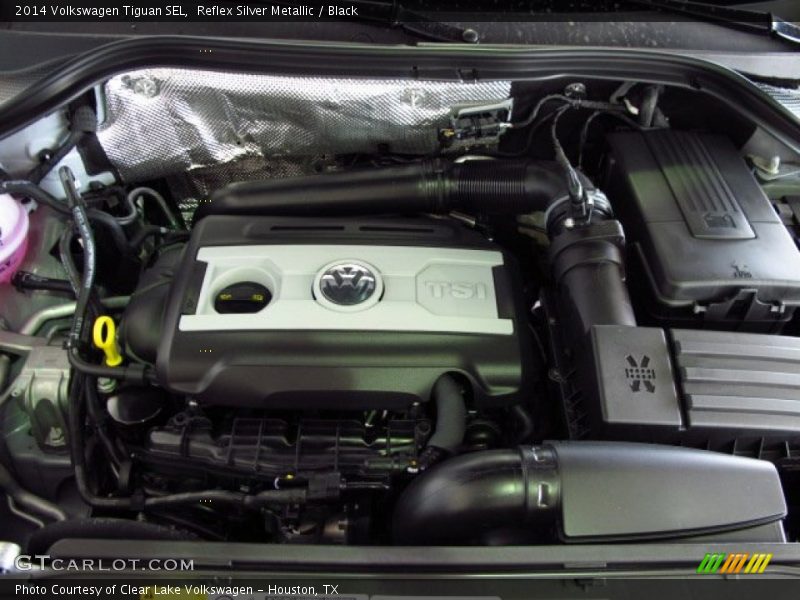 Reflex Silver Metallic / Black 2014 Volkswagen Tiguan SEL