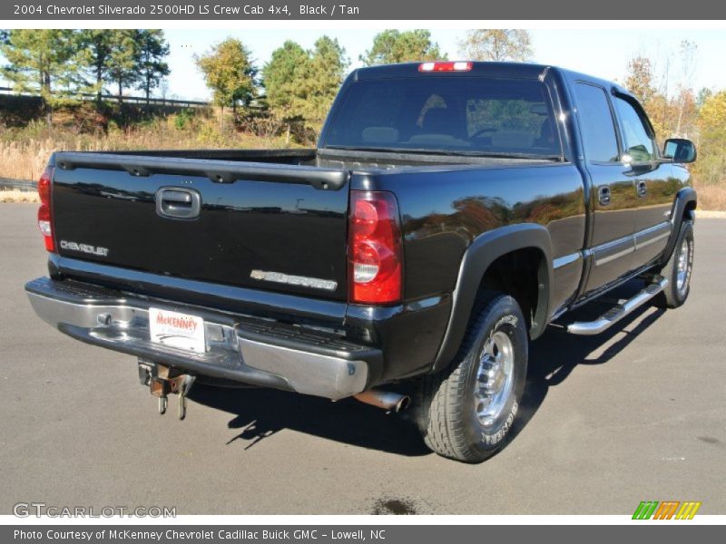 Black / Tan 2004 Chevrolet Silverado 2500HD LS Crew Cab 4x4