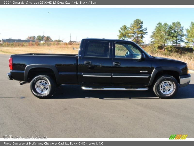 Black / Tan 2004 Chevrolet Silverado 2500HD LS Crew Cab 4x4