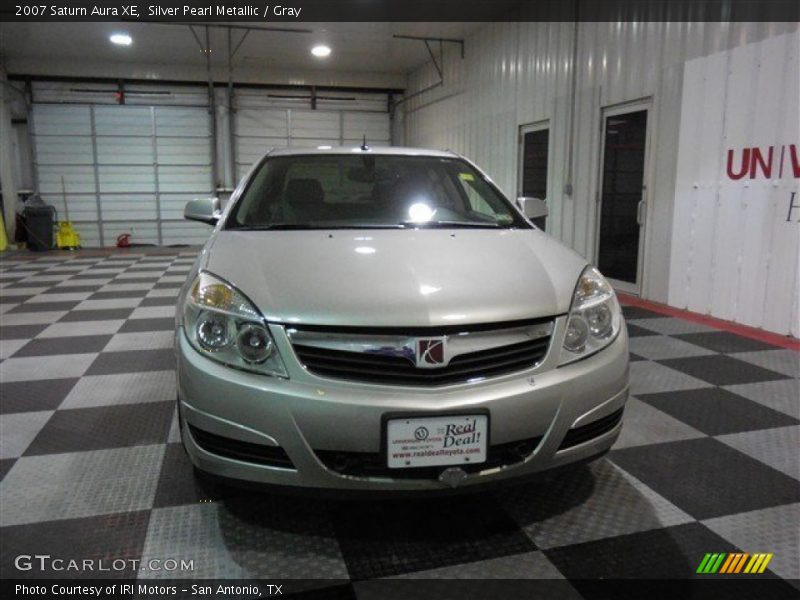 Silver Pearl Metallic / Gray 2007 Saturn Aura XE