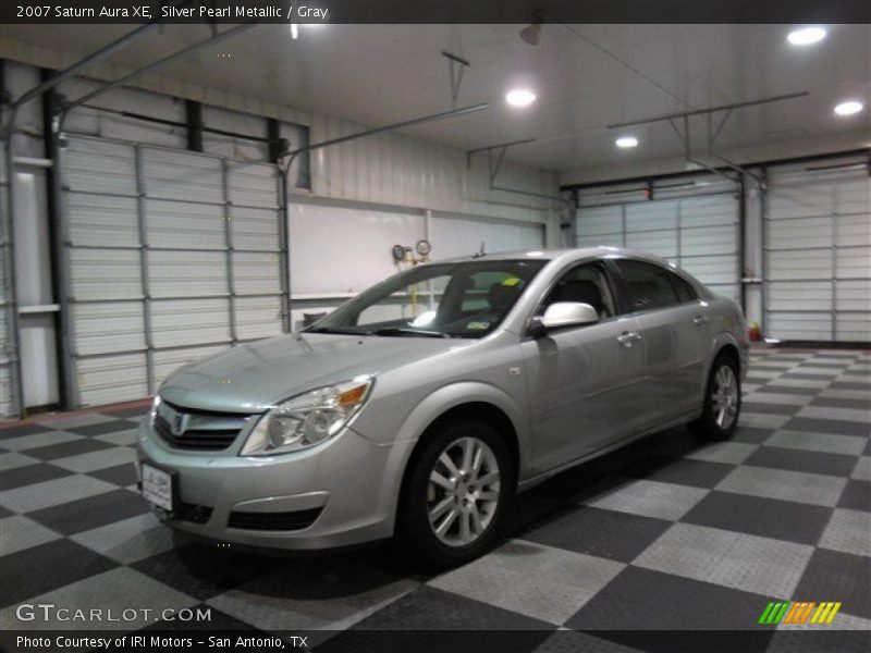 Silver Pearl Metallic / Gray 2007 Saturn Aura XE