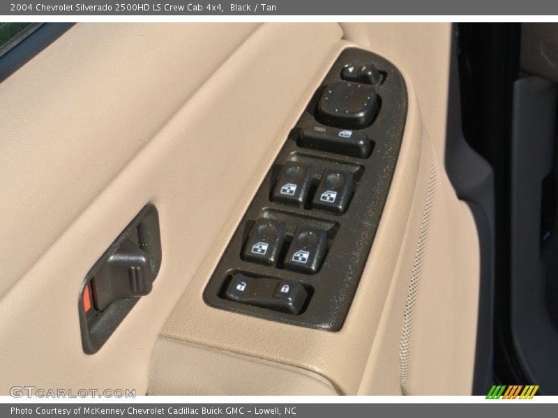 Black / Tan 2004 Chevrolet Silverado 2500HD LS Crew Cab 4x4