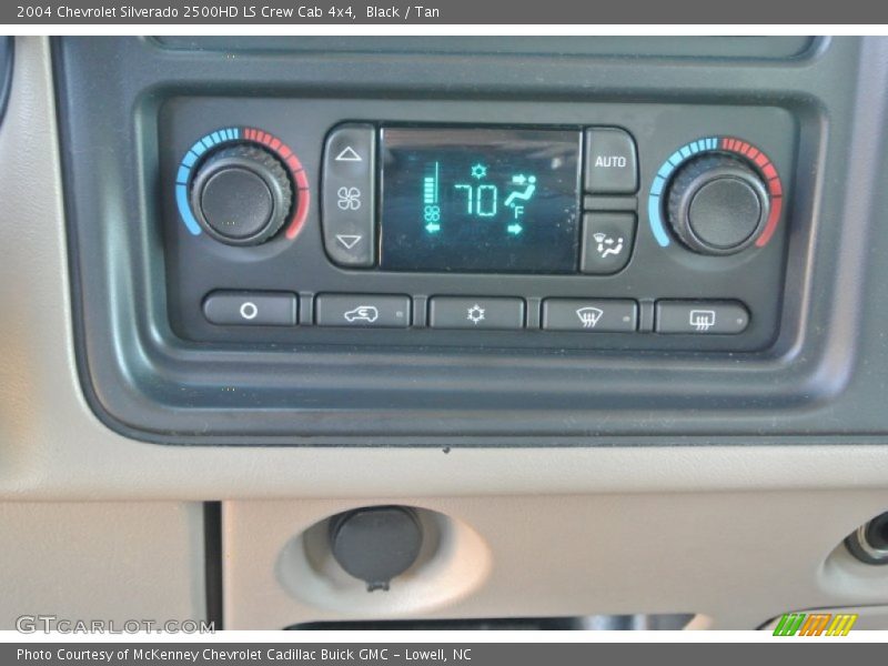 Black / Tan 2004 Chevrolet Silverado 2500HD LS Crew Cab 4x4