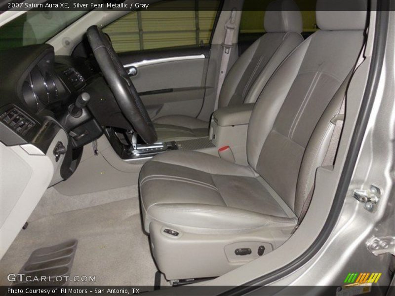 Silver Pearl Metallic / Gray 2007 Saturn Aura XE