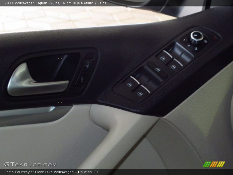 Night Blue Metallic / Beige 2014 Volkswagen Tiguan R-Line