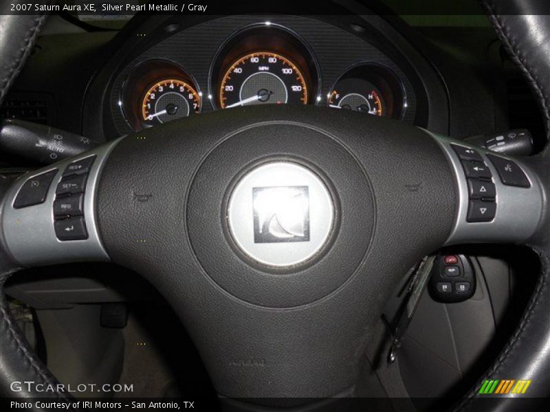 Silver Pearl Metallic / Gray 2007 Saturn Aura XE