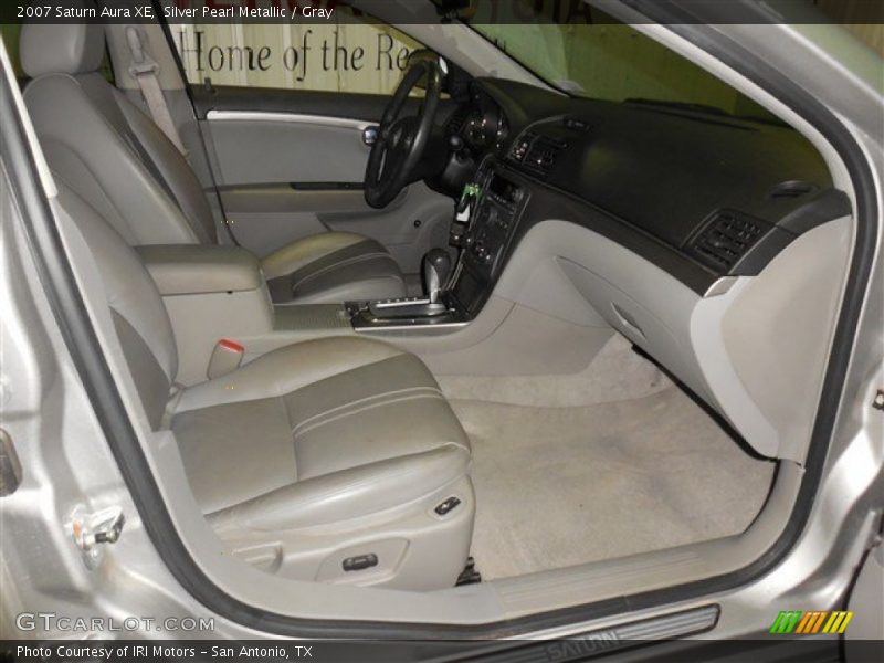 Silver Pearl Metallic / Gray 2007 Saturn Aura XE