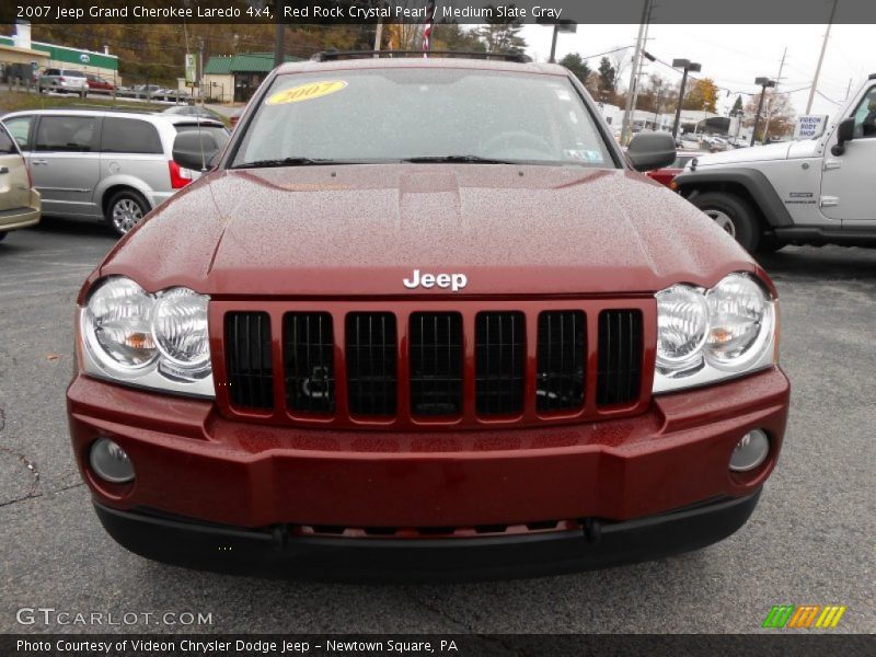 Red Rock Crystal Pearl / Medium Slate Gray 2007 Jeep Grand Cherokee Laredo 4x4